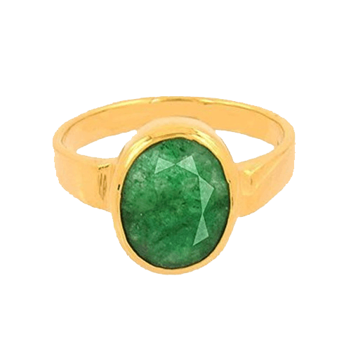 Emerald Oval-Yellow-Green Ring - Mercury's Harmony | Brahmatells - BrahmatellsStore