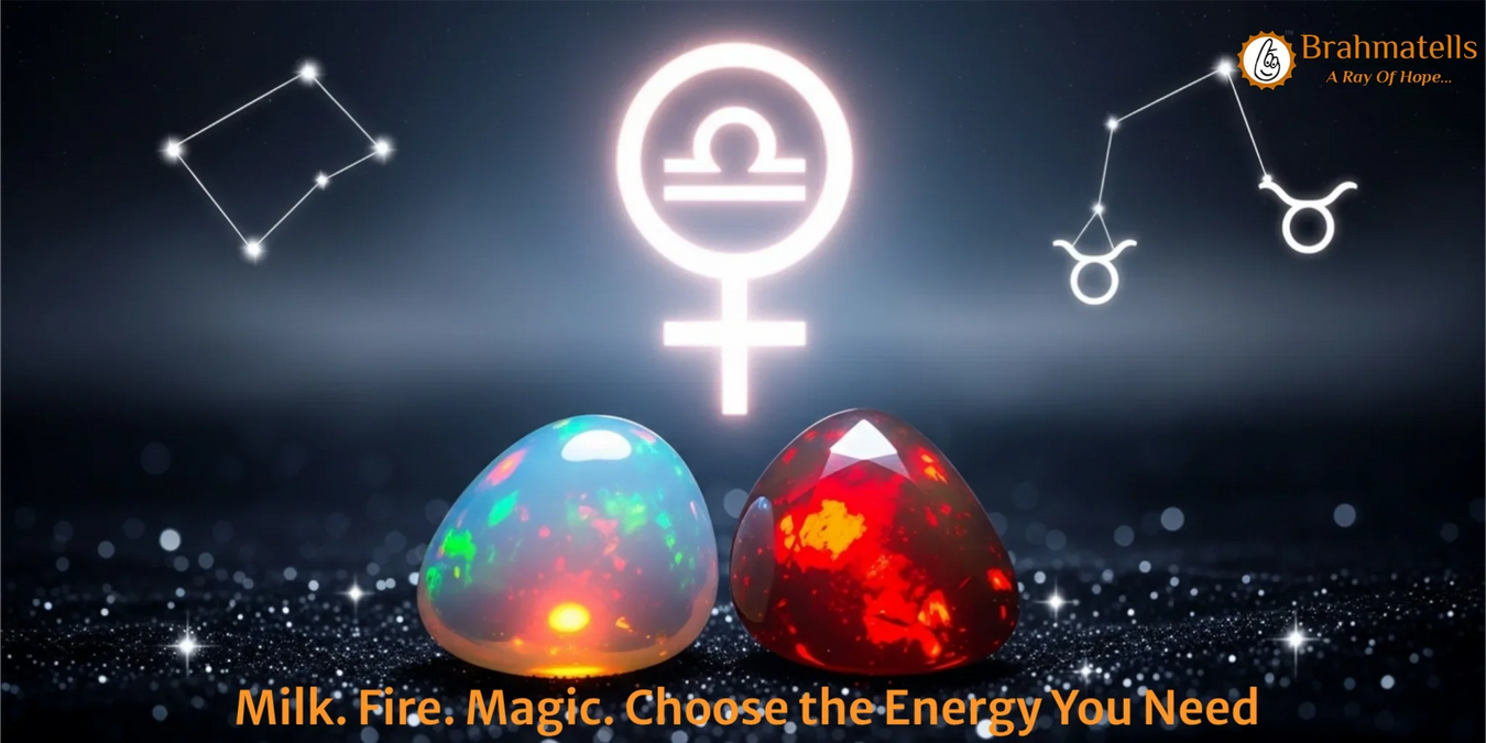 Enigmatic Opals: Doodhiya & Fire Opal Collection | Brahmatells