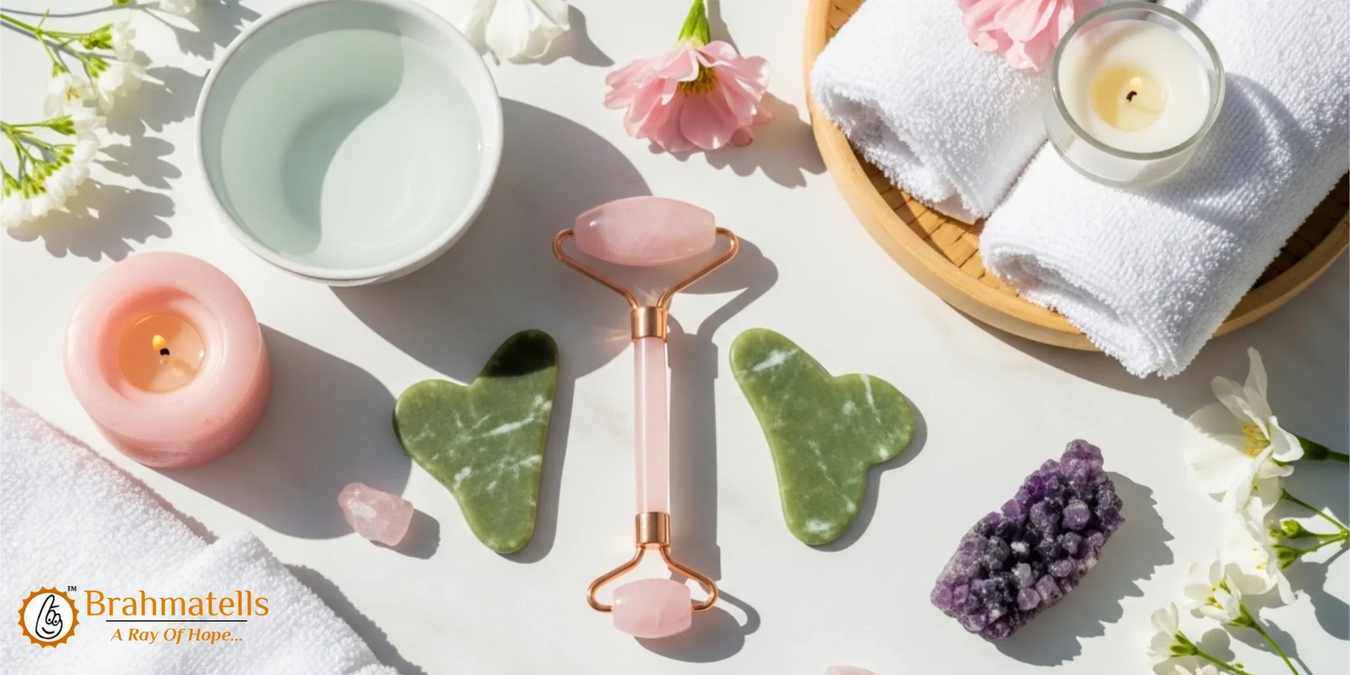 Radiant Beauty: Crystal Rollers & Gua Sha Collection | Brahmatells