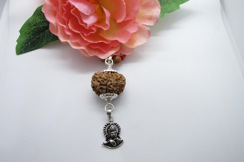 10 Mukhi Krishna Rudraksha Pendant - Symbol of Divine Protection | Brahmatells - BrahmatellsStore