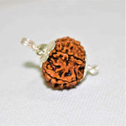 10 Mukhi Rudraksha Silver Cap Pendant - Divine Shield of Lord Vishnu | Brahmatells - BrahmatellsStore