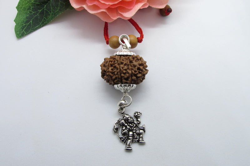 11 Mukhi Hanuman Rudraksha Pendant - Symbol of Spiritual Strength | Brahmatells - BrahmatellsStore