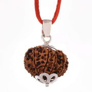 11 Mukhi Rudraksha Silver Pendant - Power of Ekadasha Rudra | Brahmatells - BrahmatellsStore