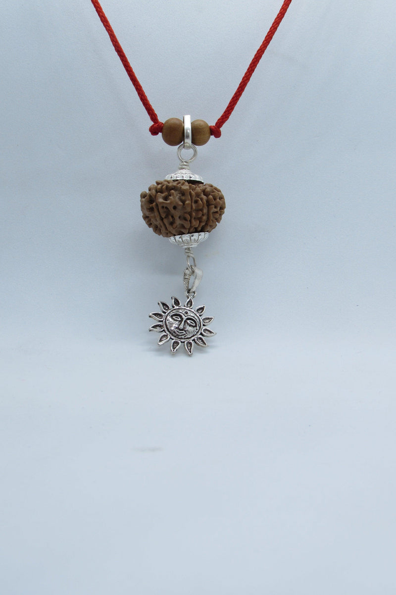 12 Mukhi Surya Power Rudraksha Pendant - Leadership & Confidence | Brahmatells - BrahmatellsStore