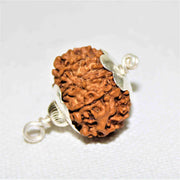 13 Mukhi Rudraksha Silver Cap Pendant - Unleash Charisma & Success | Brahmatells - BrahmatellsStore