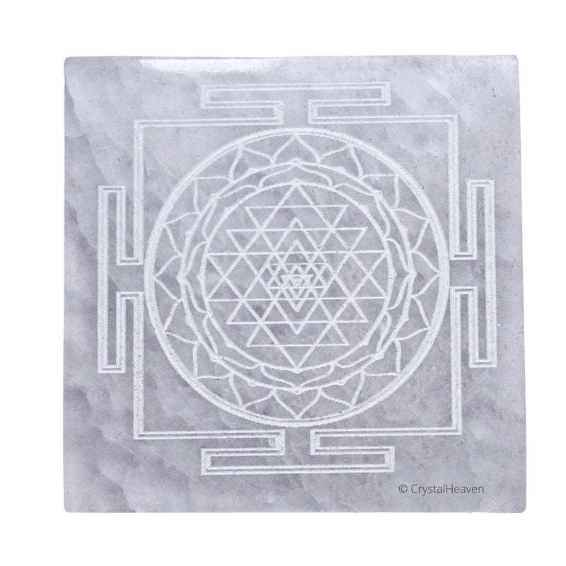 Selenite Charging Plate Flower of Life
