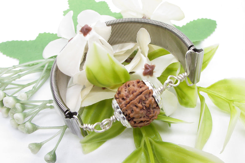 4 Mukhi Rudraksha Bracelet for Knowledge & Creativity | Brahmatells - BrahmatellsStore