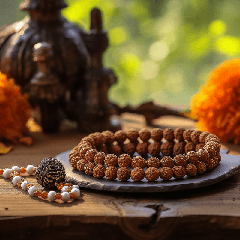 4 Mukhi Rudraksha Mala - A Gateway to Intellectual Awakening | Brahmatells - BrahmatellsStore
