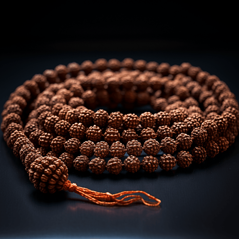 5 Mukhi Rudraksha Mala for Meditation & Harmony | Brahmatells - BrahmatellsStore