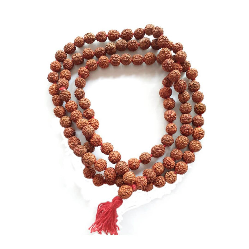 5 Mukhi Rudraksha Mala for Meditation & Harmony | Brahmatells - BrahmatellsStore