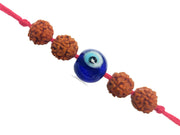 5 Mukhi Rudrasha With Evil Eye Protection - BrahmatellsStore