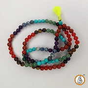 7 Chakra Healing Mala 109 Beads - Balance & Harmony | Brahmatells - BrahmatellsStore