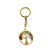 7 Chakra Keychain Tree of life - BrahmatellsStore