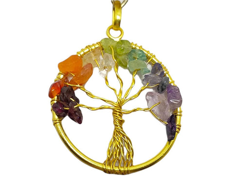 7 Chakra Keychain Tree of life - BrahmatellsStore
