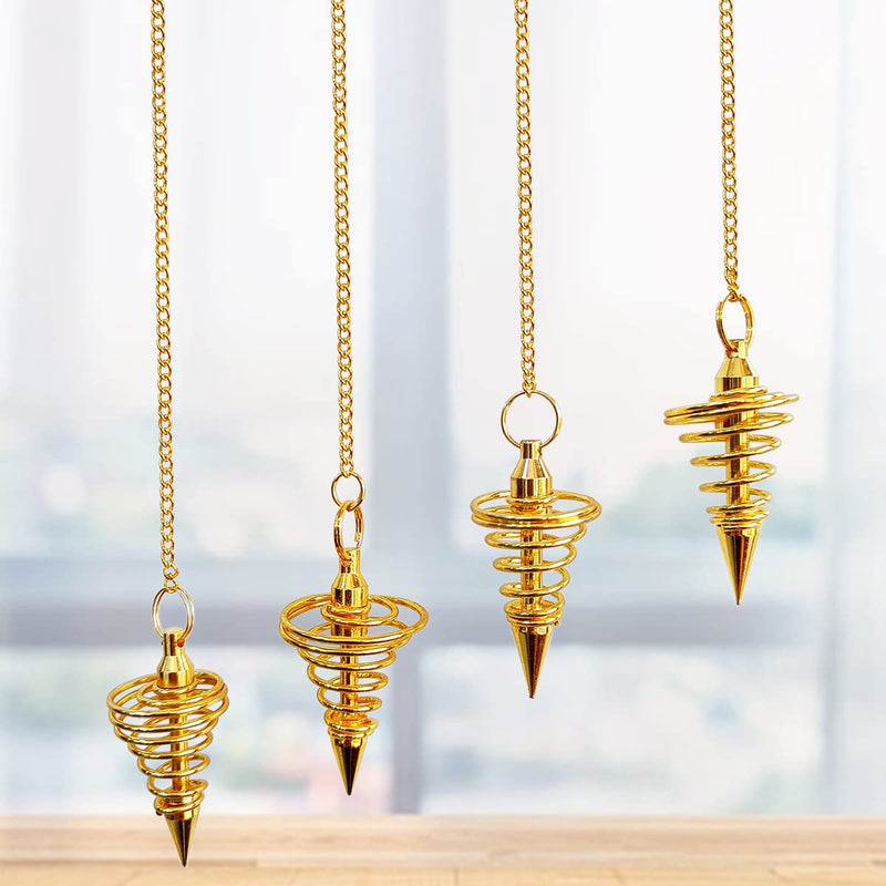 7 Chakra Pendulum Dowser Stone | Crystal Healing by Brahmatells - BrahmatellsStore