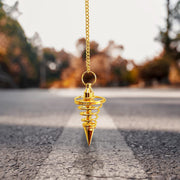 7 Chakra Pendulum Dowser Stone | Crystal Healing by Brahmatells - BrahmatellsStore