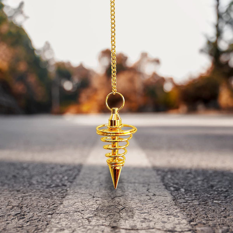 7 Chakra Pendulum Dowser Stone | Crystal Healing by Brahmatells - BrahmatellsStore