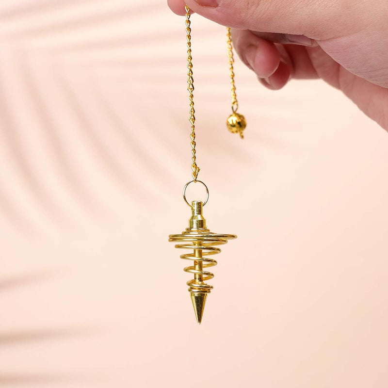 7 Chakra Pendulum Dowser Stone | Crystal Healing by Brahmatells - BrahmatellsStore