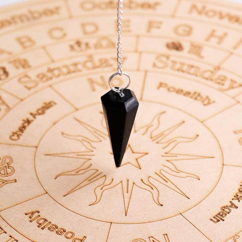 7 Chakra Pendulum Dowser Stone | Crystal Healing by Brahmatells - BrahmatellsStore