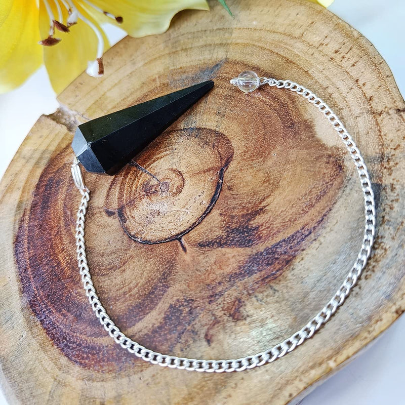 7 Chakra Pendulum Dowser Stone | Crystal Healing by Brahmatells - BrahmatellsStore