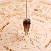 7 Chakra Pendulum Dowser Stone | Crystal Healing by Brahmatells - BrahmatellsStore