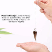 7 Chakra Pendulum Dowser Stone | Crystal Healing by Brahmatells - BrahmatellsStore