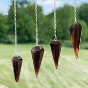 7 Chakra Pendulum Dowser Stone | Crystal Healing by Brahmatells - BrahmatellsStore
