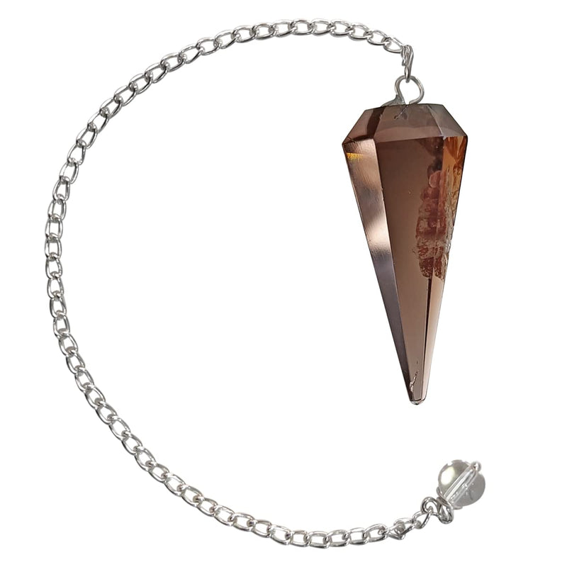 7 Chakra Pendulum Dowser Stone | Crystal Healing by Brahmatells - BrahmatellsStore