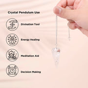 7 Chakra Pendulum Dowser Stone | Crystal Healing by Brahmatells - BrahmatellsStore