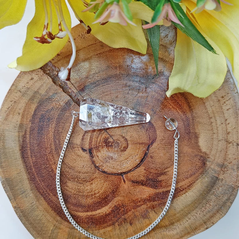 7 Chakra Pendulum Dowser Stone | Crystal Healing by Brahmatells - BrahmatellsStore