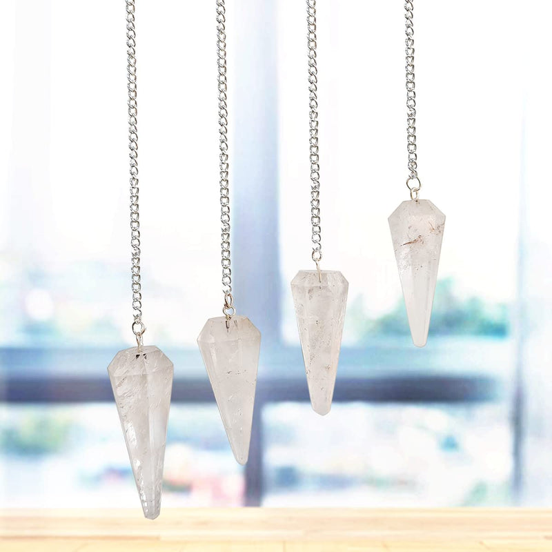 7 Chakra Pendulum Dowser Stone | Crystal Healing by Brahmatells - BrahmatellsStore
