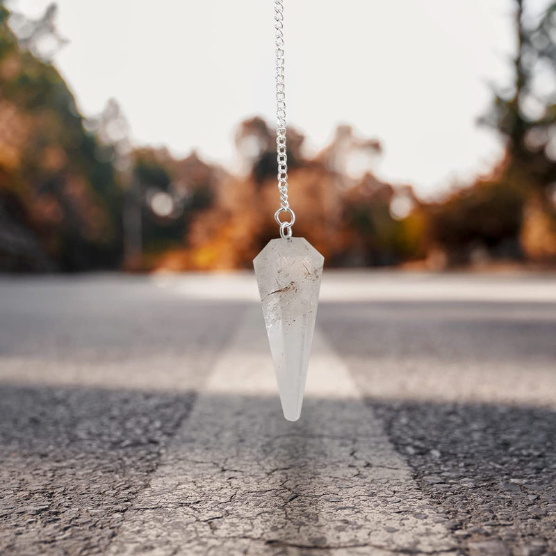 7 Chakra Pendulum Dowser Stone | Crystal Healing by Brahmatells - BrahmatellsStore