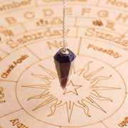 7 Chakra Pendulum Dowser Stone | Crystal Healing by Brahmatells - BrahmatellsStore