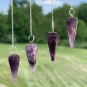 7 Chakra Pendulum Dowser Stone | Crystal Healing by Brahmatells - BrahmatellsStore