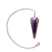 7 Chakra Pendulum Dowser Stone | Crystal Healing by Brahmatells - BrahmatellsStore