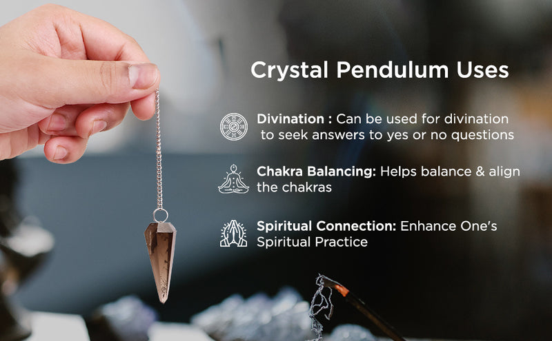 7 Chakra Pendulum Dowser Stone | Crystal Healing by Brahmatells - BrahmatellsStore