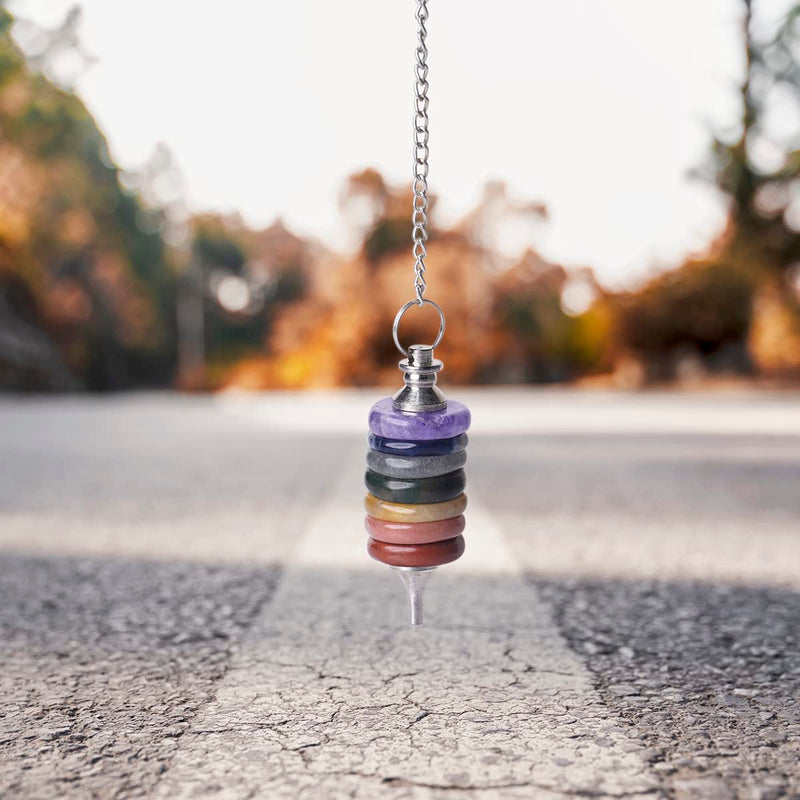 7 Chakra Pendulum for Reiki Healing & Dowsing | Brahmatells - BrahmatellsStore