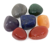 7 Chakra Stones Set for Reiki Healing - Chakra Balancing Tumbles Set - BrahmatellsStore