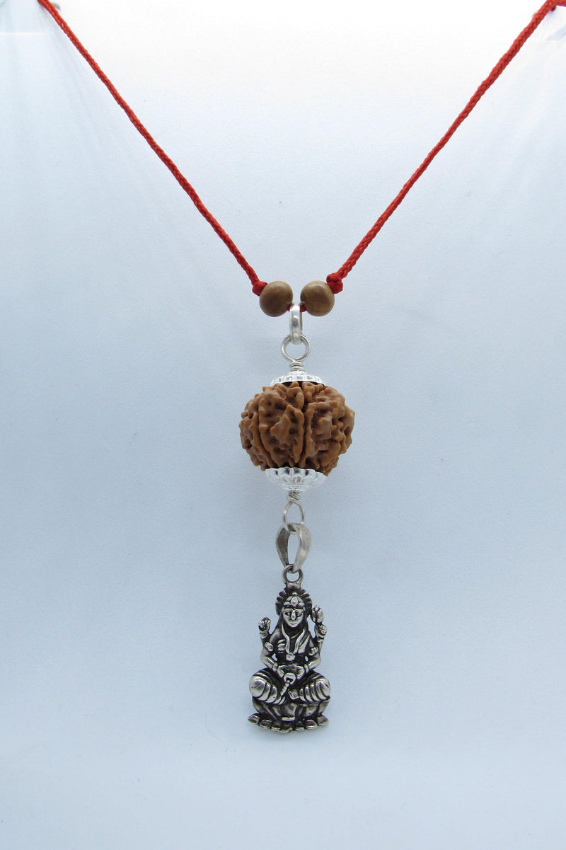 7 Mukhi Laxmi Rudraksha Pendant - Prosperity & Stability | Brahmatells - BrahmatellsStore