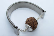 7 Mukhi Rudraksha Bracelet with Silver Pendant - Divine Blessings | Brahmatells - BrahmatellsStore