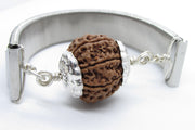 7 Mukhi Rudraksha Bracelet with Silver Pendant - Divine Blessings | Brahmatells - BrahmatellsStore