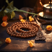 7 Mukhi Rudraksha Mala 108 Beads - Prosperity & Spiritual Growth | Brahmatells - BrahmatellsStore