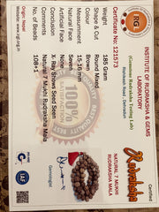 7 Mukhi Rudraksha Mala 108 Beads - Prosperity & Spiritual Growth | Brahmatells - BrahmatellsStore