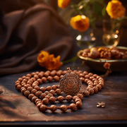 7 Mukhi Rudraksha Mala 108 Beads - Prosperity & Spiritual Growth | Brahmatells - BrahmatellsStore