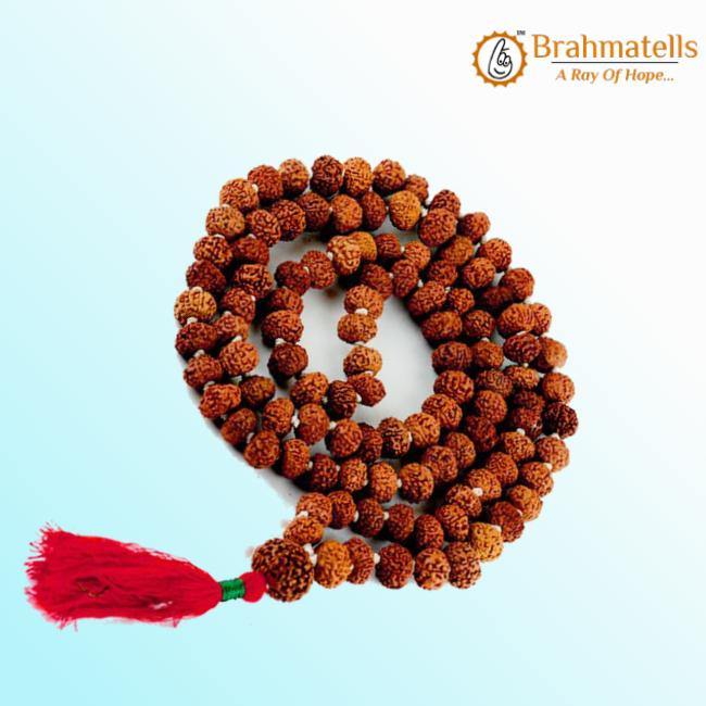 7 Mukhi Rudraksha Mala 108 Beads - Prosperity & Spiritual Growth | Brahmatells - BrahmatellsStore