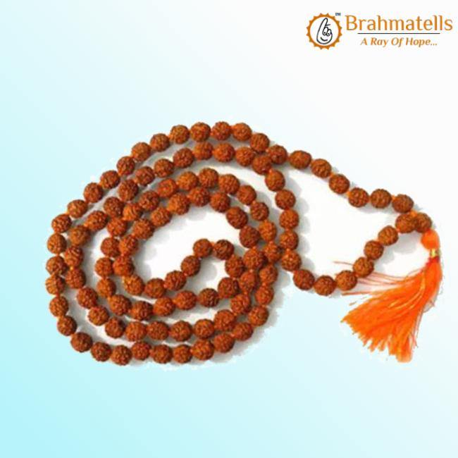7 Mukhi Rudraksha Mala 108 Beads - Prosperity & Spiritual Growth | Brahmatells - BrahmatellsStore