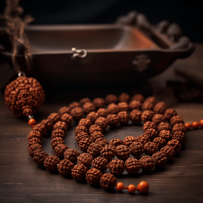 8 Mukhi Rudraksh Mala 108 Beads8 Mukhi Rudraksh Mala for Spiritual Insight & Obstacle Removal | Brahmatells - BrahmatellsStore