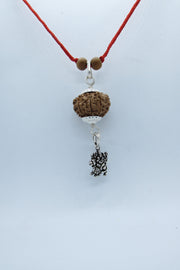 9 Mukhi Durga Rudraksha Pendant - Empowerment & Courage | Brahmatells - BrahmatellsStore