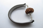 9 Mukhi Rudraksha Bracelet with Silver Pendant - Empowerment & Protection | Brahmatells - BrahmatellsStore