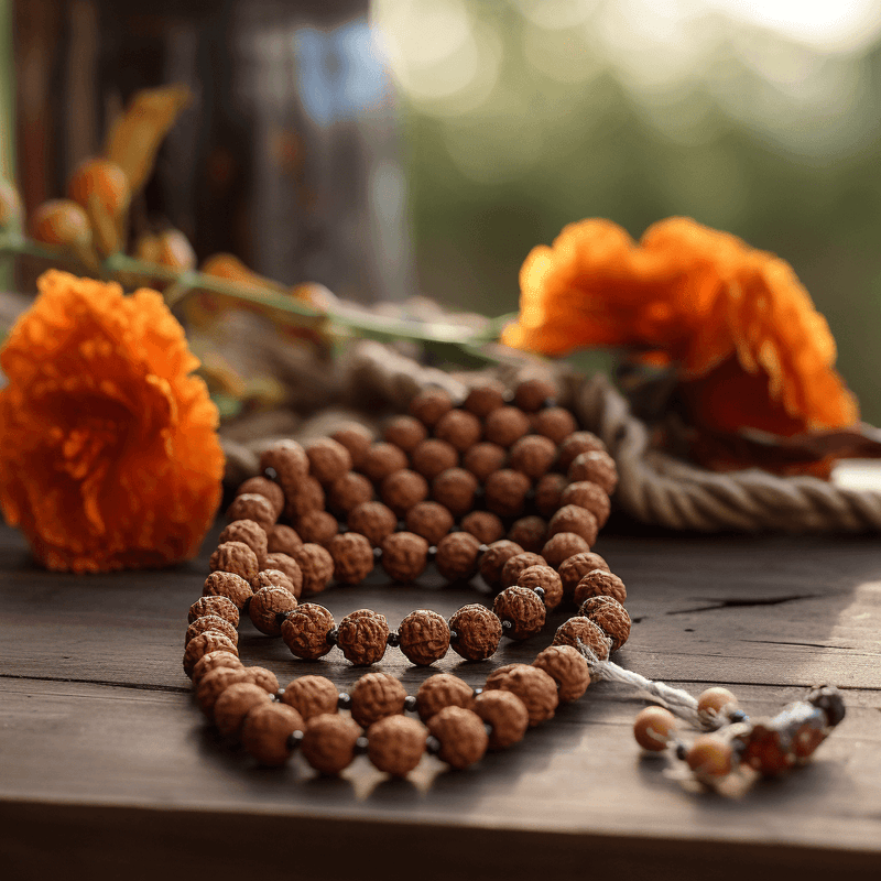 9 Mukhi Rudraksha Mala 108 Beads for Spiritual Growth | Brahmatells - BrahmatellsStore